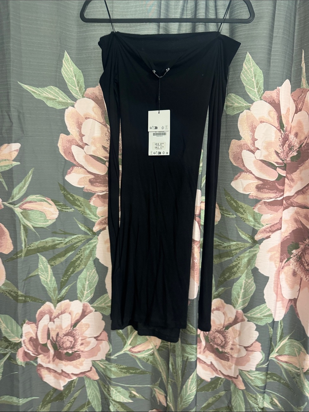 Zara Black Strapless Dress